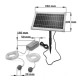 Solární provzdušňovač "Solar Air-Duo 8/200 PRO", esotec